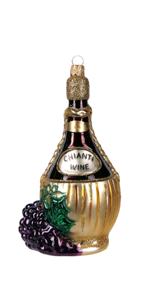 Chianti Wine - Christmas Ornament