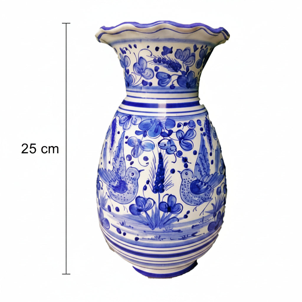 Caraffa in Maiolica di Deruta – Arabesco Blu