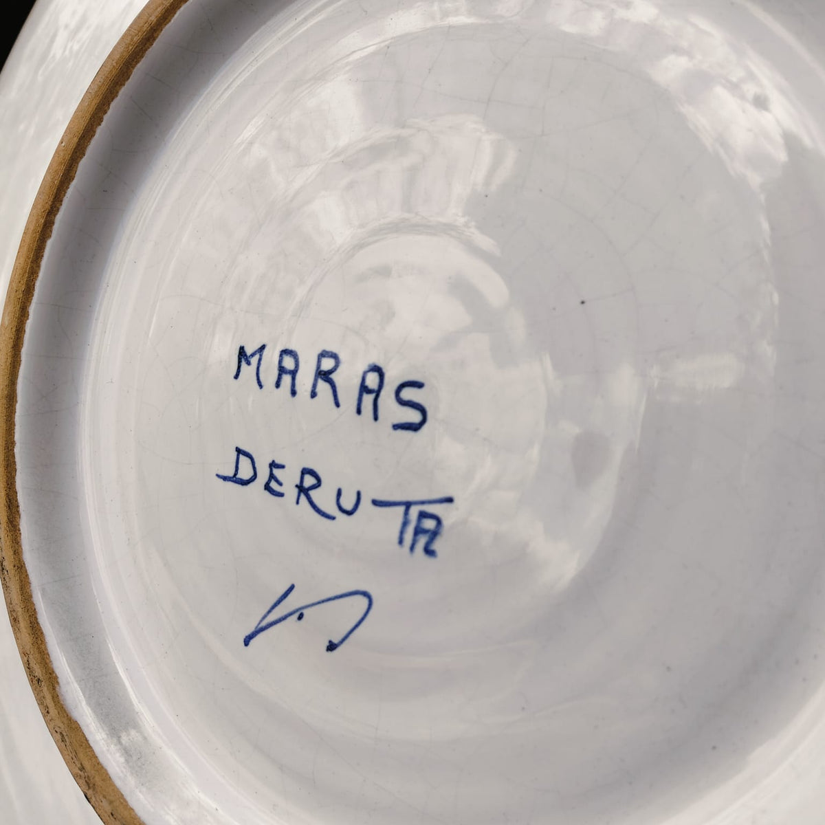 Piatto da Parata in Maiolica di Deruta – Bella Donna